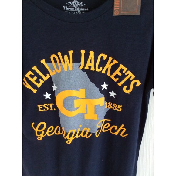 NWT Georgia Tech Yellow Jackets, Three Square By Royce Apparel, Size M - Picture 2 of 7